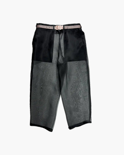 FUMIKA UCHIDA / ORGANZA OVER PANTS / BLACK - 601 | 京都ウィメンズ FUMIKA UCHIDA / ORGANZA OVER PANTS / BLACK - 601 | 京都ウィメンズ