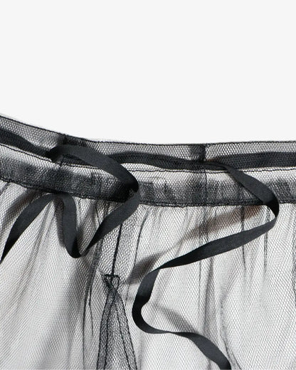 FUMIKA UCHIDA / TULLE DRAWERS / BLACK - 601 | 京都ウィメンズ FUMIKA UCHIDA / TULLE DRAWERS / BLACK - 601 | 京都ウィメンズ