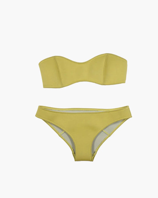 FUMIKA_UCHIDA / URETHANE SEPARATE SWIM SUIT / YELLOW - 601 | 京都ウィメンズセレクトショップ