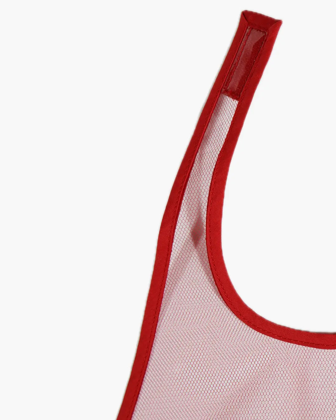 FUMIKA UCHIDA / VINYL TULLE BIB / RED - 601 | 京都ウィメンズ FUMIKA UCHIDA / VINYL TULLE BIB / RED - 601 | 京都ウィメンズ