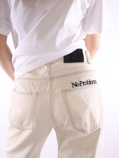 No Problemo / Bleached Bagi Jeans / Sand