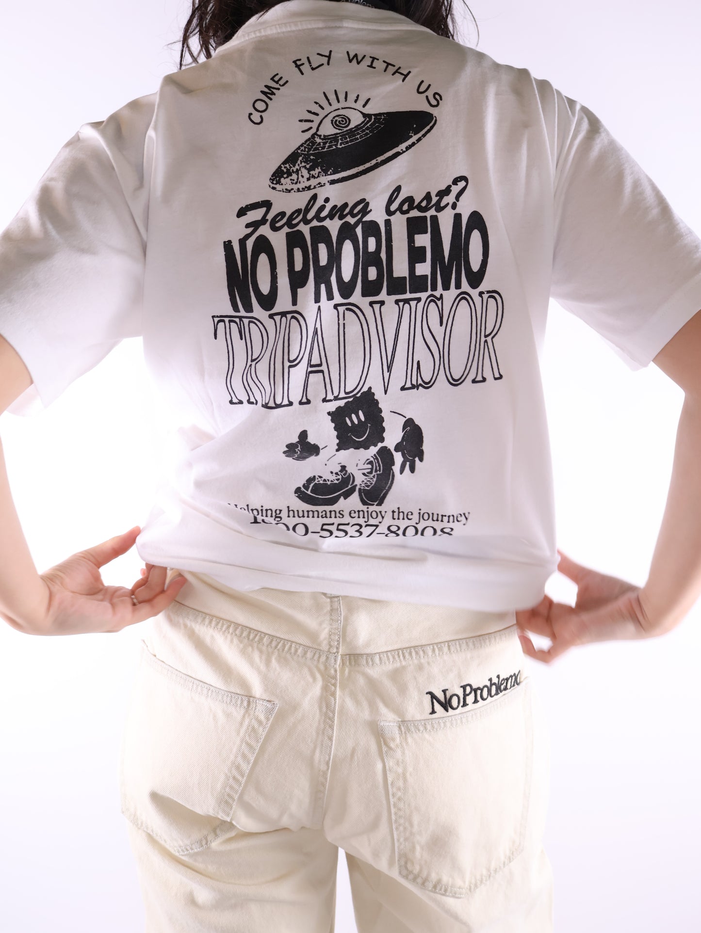 No Problemo / Trip Advisor SS Tee / White