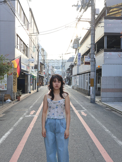 FUMIKA UCHIDA /ALLOVER EMB. CAMISOLE / WHITE