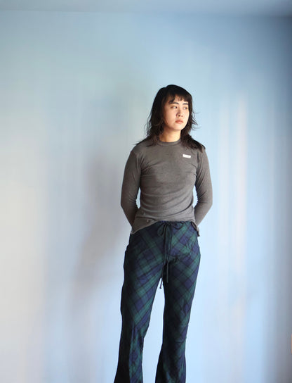 Song for the Mute / BABY OVERLOCK LONGSLEEVE / CHARCOAL
