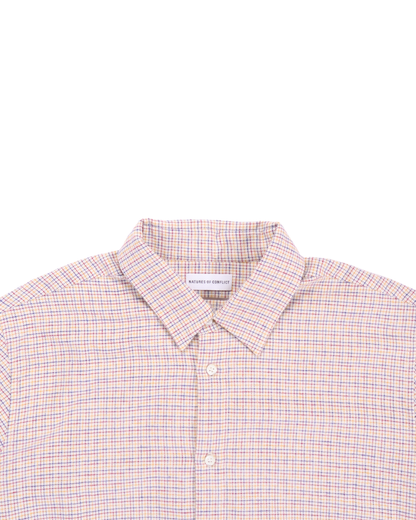 Natures of Conflict / NoC Mannish Shirt 0.2 / Check Ecru