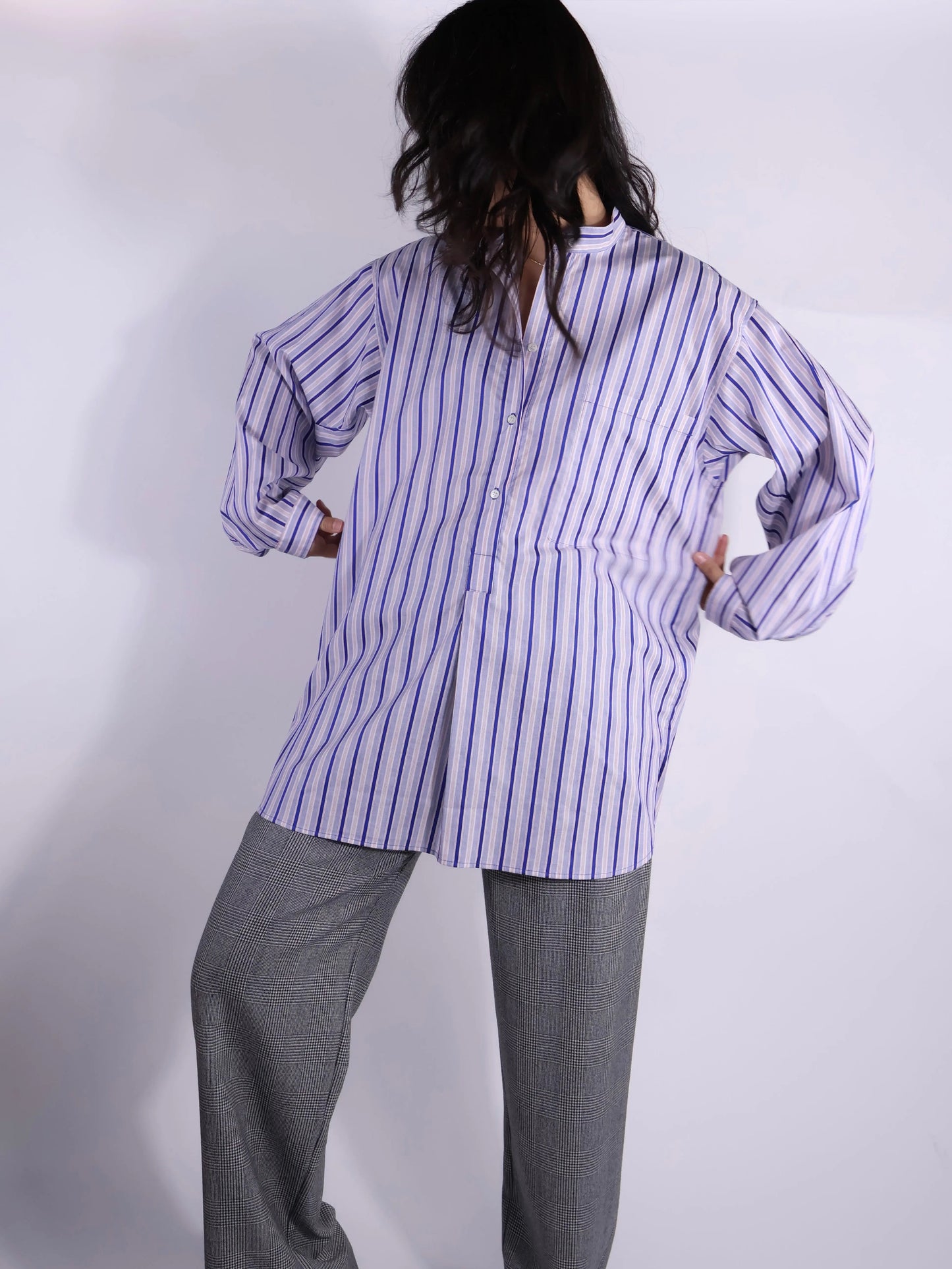 Natures of Conflict / Pan Shirt / Royal/Red Natures of Conflict - 601 | 京都ウィメンズセレクトショップ