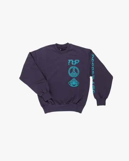 No Problemo / Space Travel Sweatshirt / Charcoal