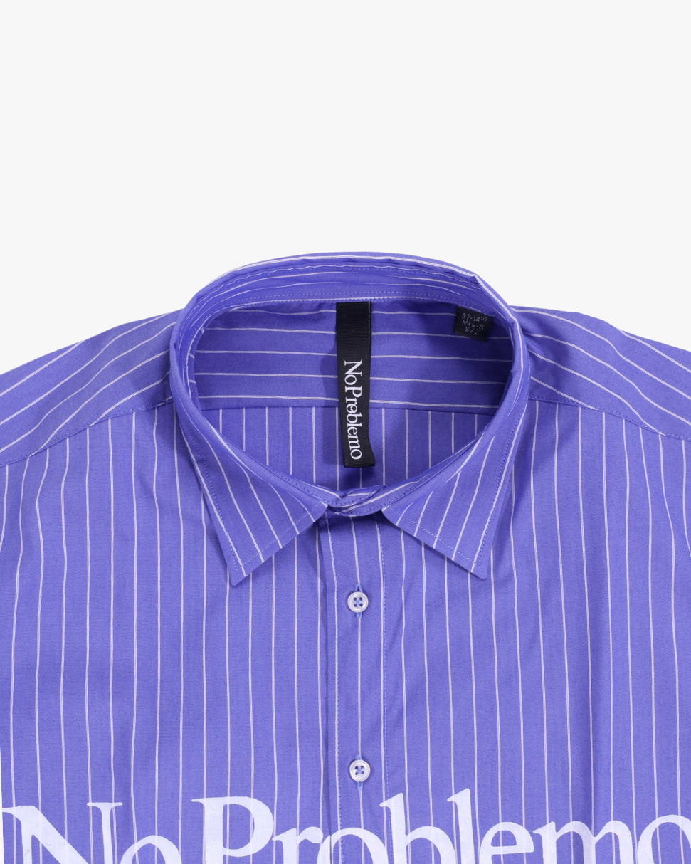 No Problemo / No Problemo LS Poplin Shirt / Navy