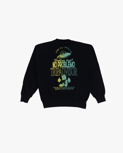 No Problemo / Trip Adviser Sweatshirt / Black