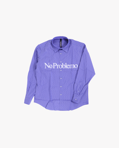 No Problemo / No Problemo LS Poplin Shirt / Navy