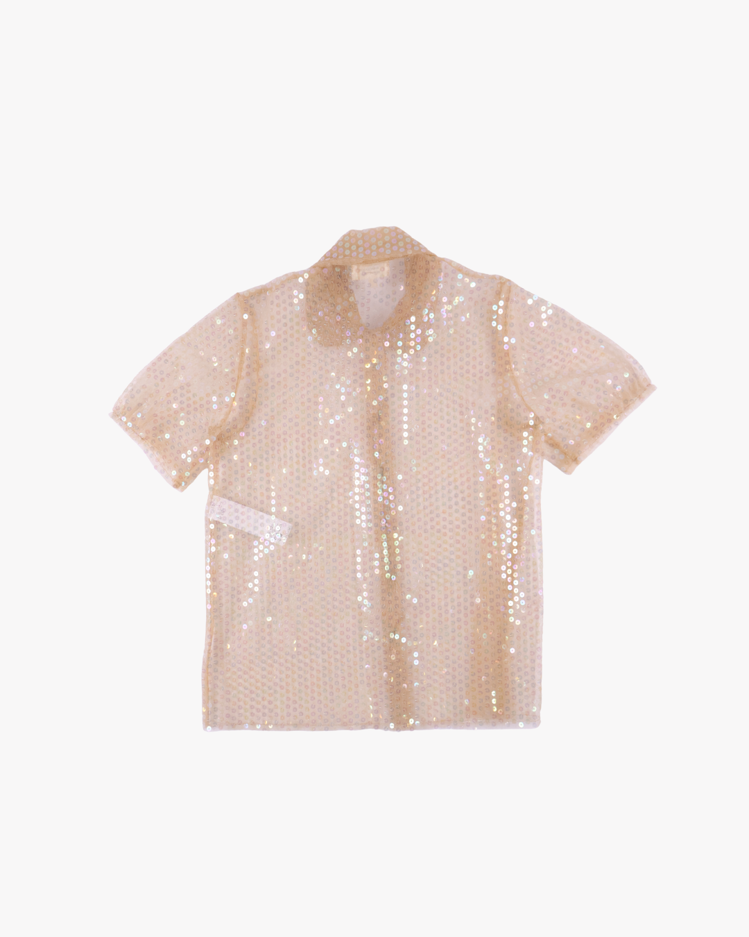 Renaissance Renaissance / BABY SEQUIN SHIRT / BEIGE