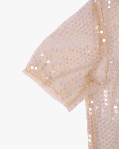 Renaissance Renaissance / BABY SEQUIN SHIRT / BEIGE