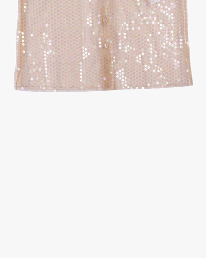 Renaissance Renaissance / BABY SEQUIN SHIRT / BEIGE