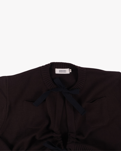 Renaissance Renaissance / MARGO CARDIGAN KNIT / BROWN