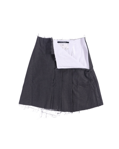 Song for the Mute / PLEATED MINI SKIRT / CHARCOAL