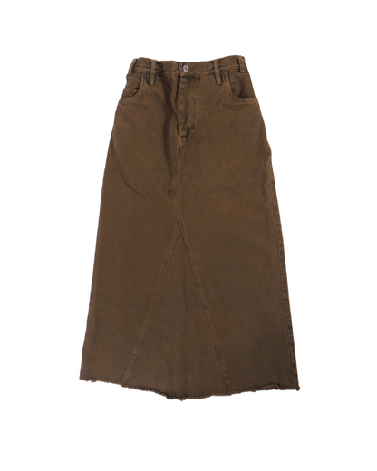 Song for the Mute / LONG PENCIL SKIRT / BROWN