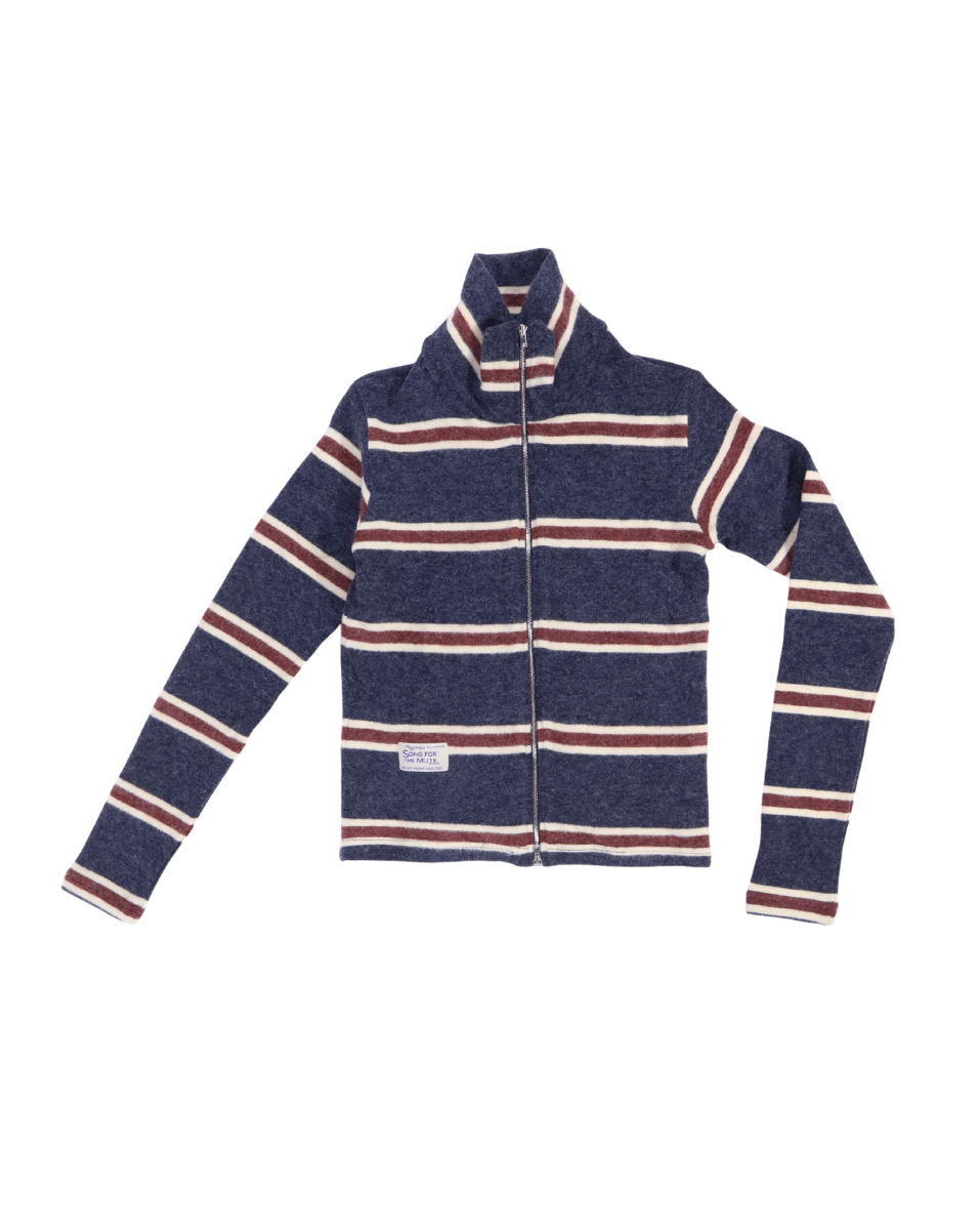Song for the Mute / ZIP UP CARDIGAN / NAVY