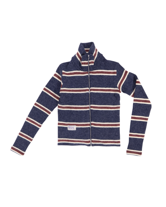 Song for the Mute / ZIP UP CARDIGAN / NAVY