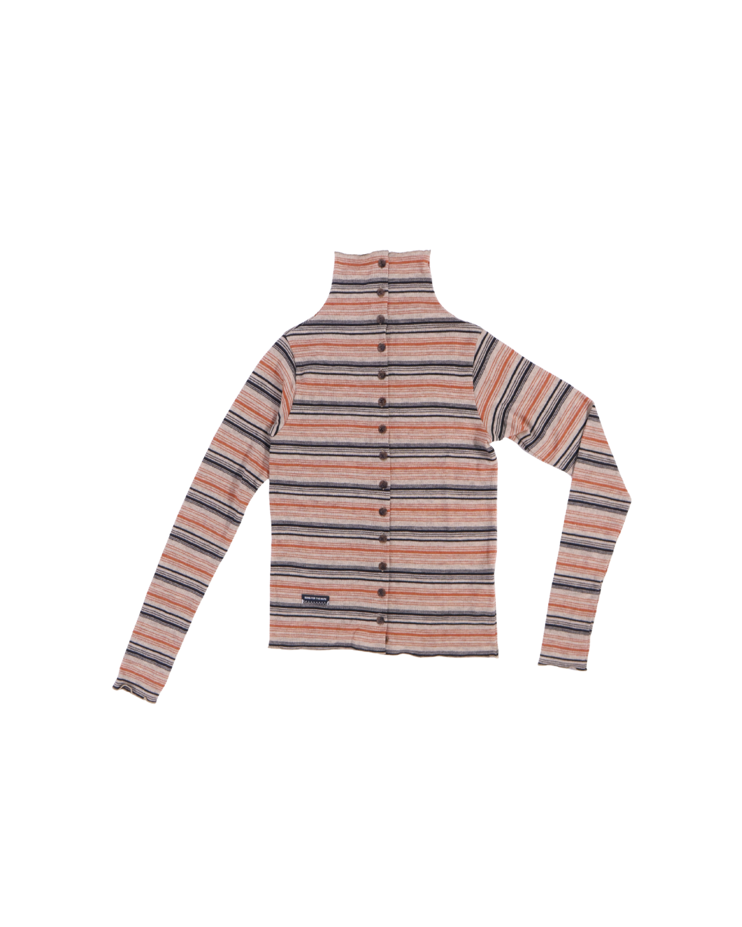 Song for the Mute / LONG SLEEVE BUTTON UP CARDIGAN / TAUPE MULTI
