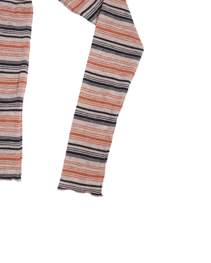 Song for the Mute / LONG SLEEVE BUTTON UP CARDIGAN / TAUPE MULTI