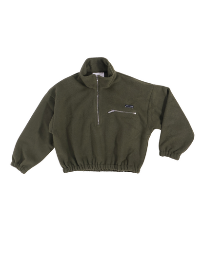 Song for the Mute / HALF ZIP PULLOVER / GREEN