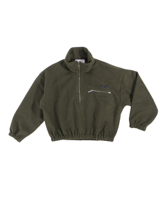 Song for the Mute / HALF ZIP PULLOVER / GREEN