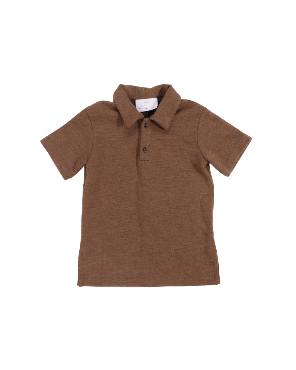 Song for the Mute / SHORTSLEEVE POLO TEE / RUST