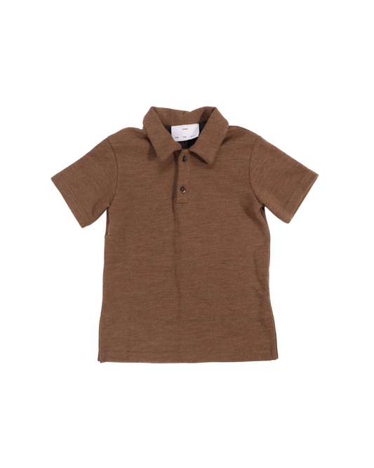 Song for the Mute / SHORTSLEEVE POLO TEE / RUST