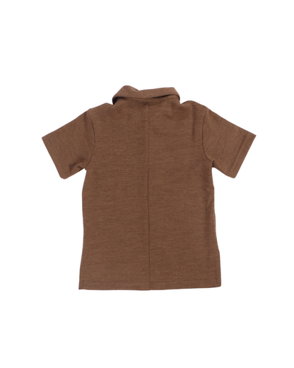 Song for the Mute / SHORTSLEEVE POLO TEE / RUST