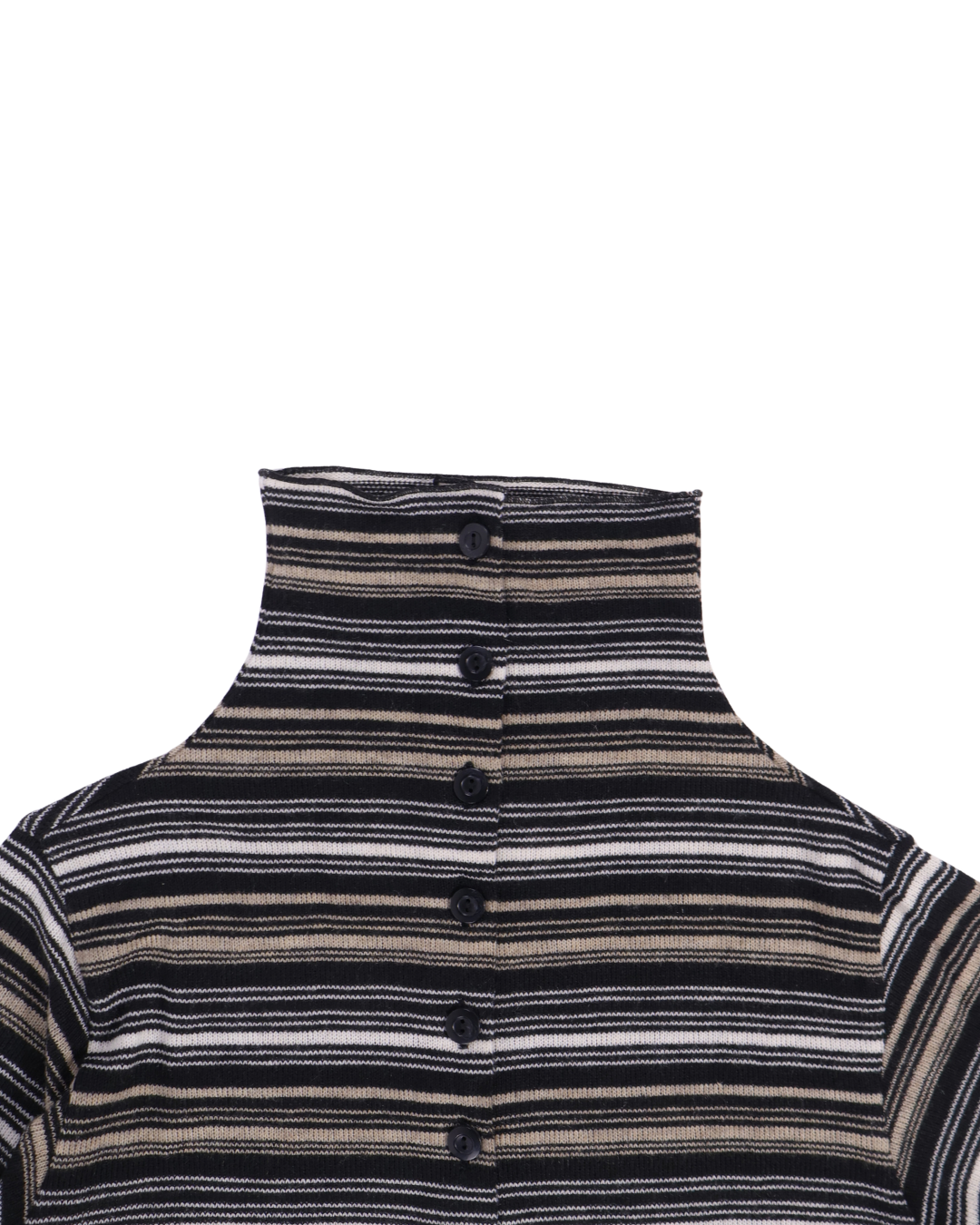 Song for the Mute / LONG SLEEVE BUTTON UP CARDIGAN / BLACK MULTI