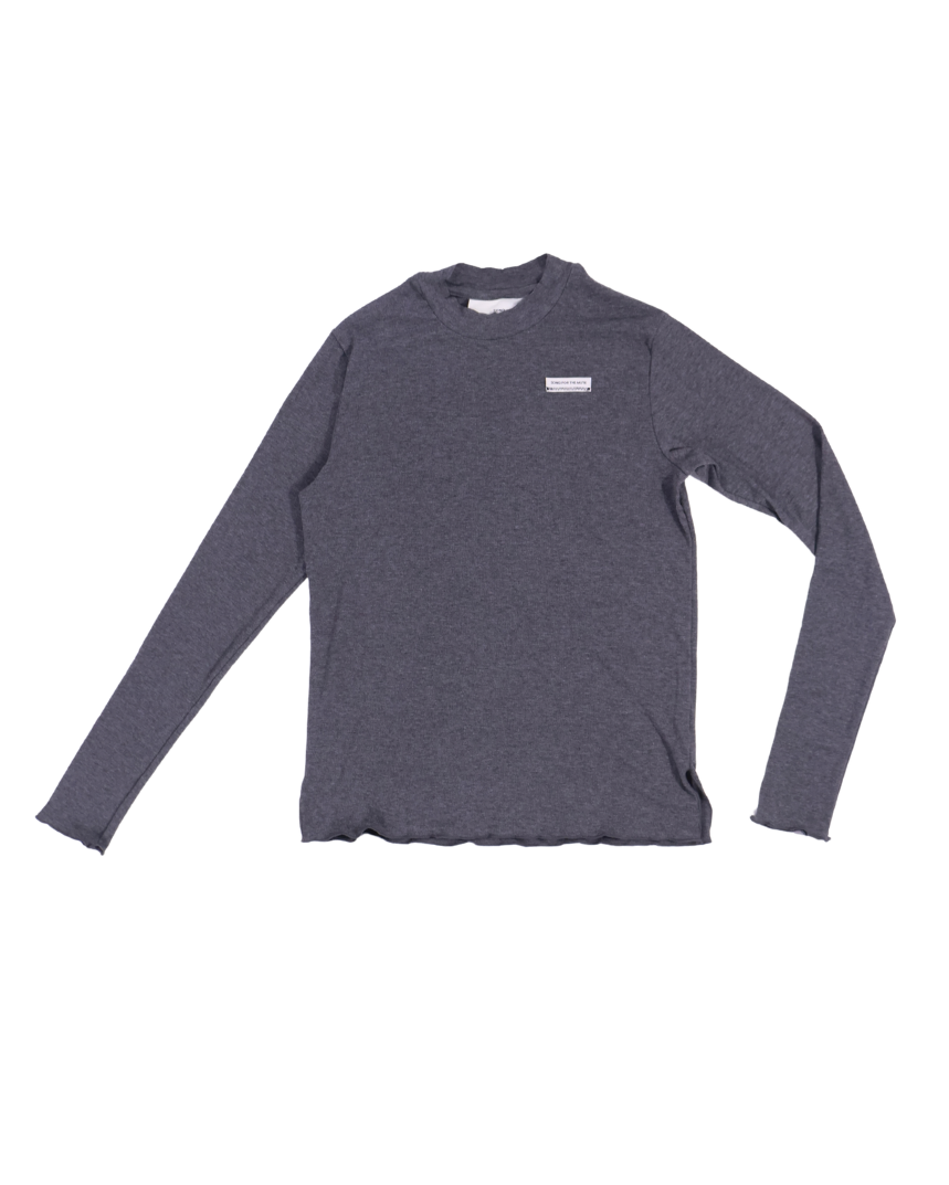 Song for the Mute / BABY OVERLOCK LONGSLEEVE / CHARCOAL
