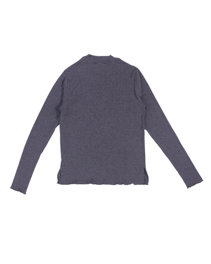 Song for the Mute / BABY OVERLOCK LONGSLEEVE / CHARCOAL
