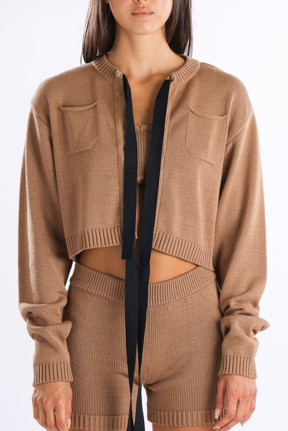 Renaissance Renaissance / MARGO CARDIGAN KNIT / CAMEL