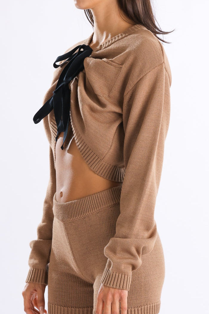 Renaissance Renaissance / MARGO CARDIGAN KNIT / CAMEL